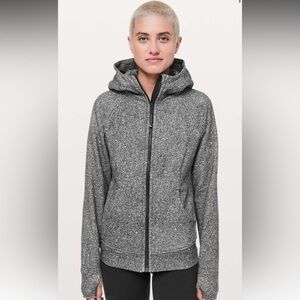 57. Lululemon Scuba Hoodie Light Cotton Fleece
Luminesce Splatter White Black 6